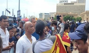 'Your bastion has fallen': Former cricketer Sanath Jayasuriya joins anti-Gotabaya stir