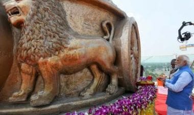 9,500 kg and 6.5 metres high: All you need to know about the national emblem atop new Parliament building