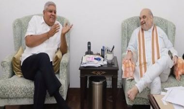 Jagdeep Dhankhar meets Amit Shah in Delhi