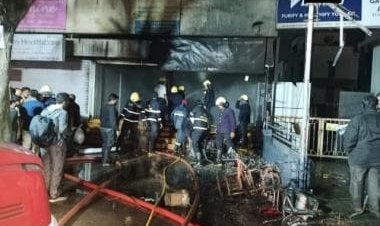 Seven electric bikes gutted in fire at Pune showroom; overcharging suspected