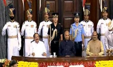MPs should always follow Gandhian philosophy while debate, dissent in Parliament: President Kovind in farewell speech