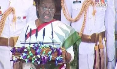 A sweet reminder of Droupadi Murmu’s humble roots at her swearing-in