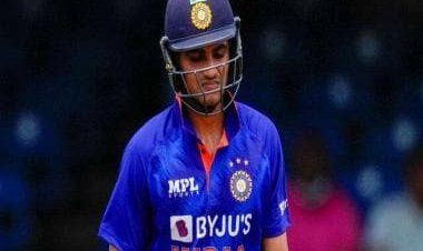 Watch: Shubman Gill's 'Dilscoop' goes wrong, bizarre dismissal goes viral