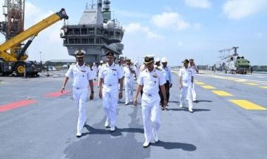 India's first indigenously-made aircraft carrier INS Vikrant handed over to Navy