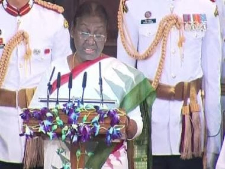 A sweet reminder of Droupadi Murmu’s humble roots at her swearing-in