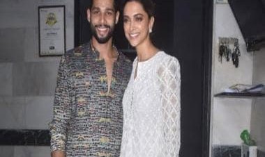 Deepika Padukone has a reunion with her Gehraiyaan co-star Siddhant Chaturvedi at an event