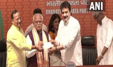 Ex-Congress leader Kuldeep Bishnoi joins BJP