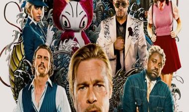 Bullet Train is a star-studded, stunts-stunted braindead comedy