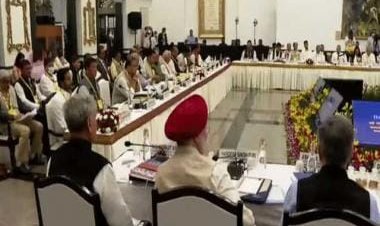 WATCH: PM Modi chairs first crucial in-person NITI Aayog meet after 2019, discuss NEP, crops; Telangana CM absent