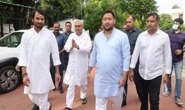 Bihar Political Crisis Live: Forget what happened in 2017 and let's start a new chapter: Nitish Kumar to Tejashwi Yadav