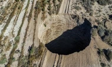 Chile's giant sinkhole grows wide enough to swallow India Gate: Everything you need to know about phenomenon