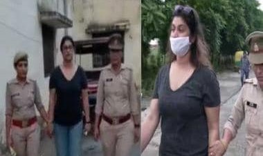 Noida woman caught hurling 'casteist' slurs at security guard of housing society sent to 14 days judicial custody