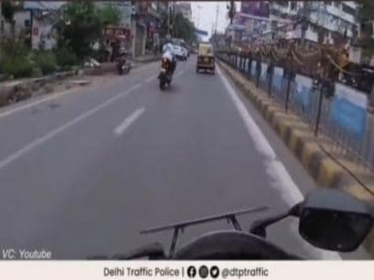 'Road par nahi chalegi tumhari marzi': Delhi Police's strong message against rash driving