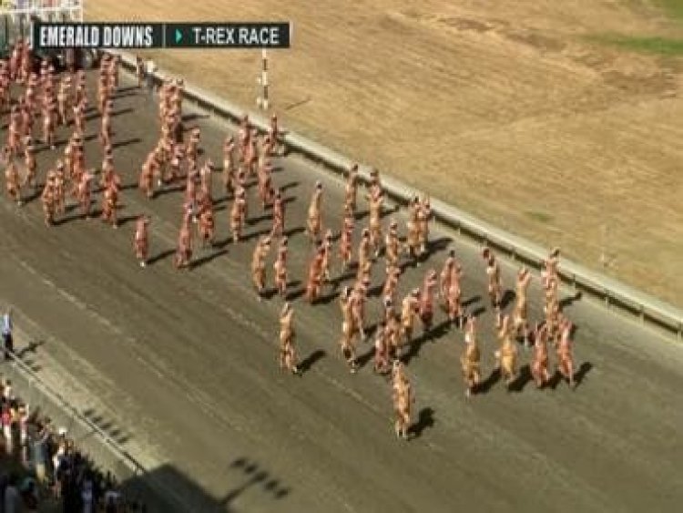 This hilarious 'T-Rex' Derby video will make your day