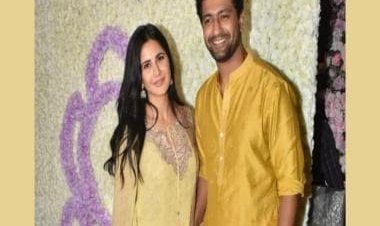 Katrina Kaif and Vicky Kaushal visited Salman Khan’s sister Arpita's house for the Ganesh Chaturthi puja