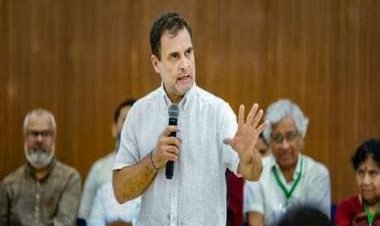 Another ‘Aloo ki factory’ moment for Rahul Gandhi as he measures flour in litre