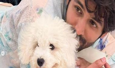 Katori Aaryan wishes Kartik Aaryan, also known as "Sattu," luck as he starts filming "Satyaprem Ki Katha"