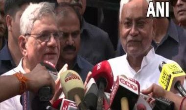 'Not even the claimant': Nitish reiterates he has no PM ambitions after meeting Yechury