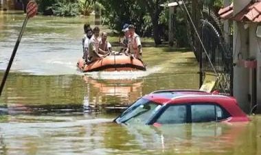 WATCH: Unacademy CEO's family rescued on tractor as floods submerge posh societies in Bengaluru