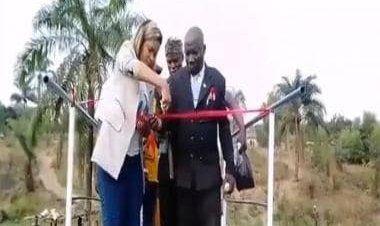 Watch: Congo footbridge collapses during inauguration, leaves internet in splits