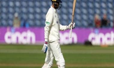 Shubman Gill hits 92 for Glamorgan on English county debut