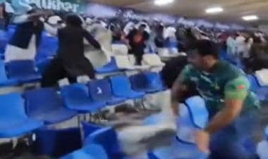 Watch: Afghanistan-Pakistan fans clash after Asia Cup match, damage Sharjah stadium property