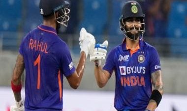 Asia Cup 2022: Virat Kohli, KL Rahul notch up 100-run opening partnership against Afghanistan