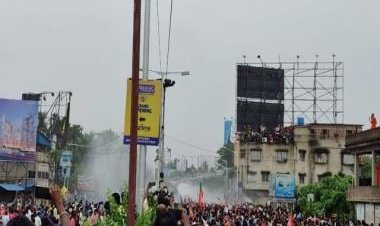 West Bengal: Dozens injured as widespread violence mars BJP's 'Nabanno Chalo' rally