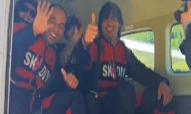 Watch: Neeraj Chopra skydives in Switzerland, internet all praise