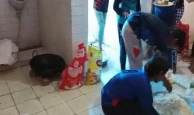 Watch: Food served to UP kabaddi players in toilet; probe ordered