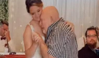 Watch: Grandfather bursts into tears while dancing with granddaughter at her wedding