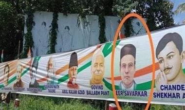 Kerala: Rahul Gandhi’s ‘Bharat Jodo Yatra’ becomes ‘poster chipkao andolan’ as Savarkar pics appear along route