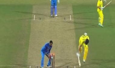 Virat Kohli and Axar Patel team up for a lightning-quick run-out of Cameroon Green during India vs Australia 2nd T20