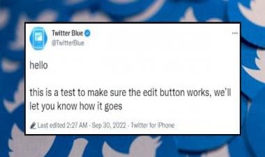 Twitter’s edit button is finally here: Platform’s Twitter Blue handle sends out the first edited tweet