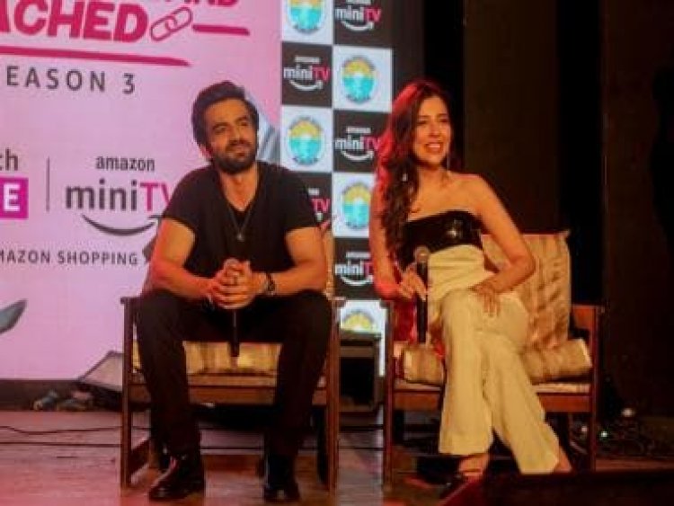 To commemorate the debut of Please Find Attached Season 3, Barkha Singh and Ayush Mehra visit Mithibai &amp; St. Xaviers