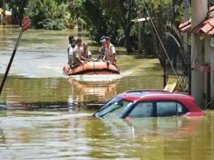 WATCH: Unacademy CEO's family rescued on tractor as floods submerge posh societies in Bengaluru