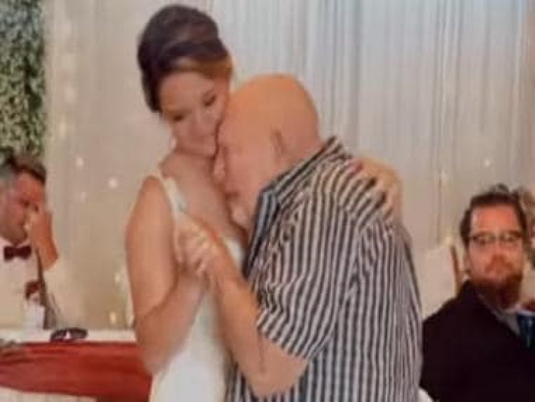 Watch: Grandfather bursts into tears while dancing with granddaughter at her wedding
