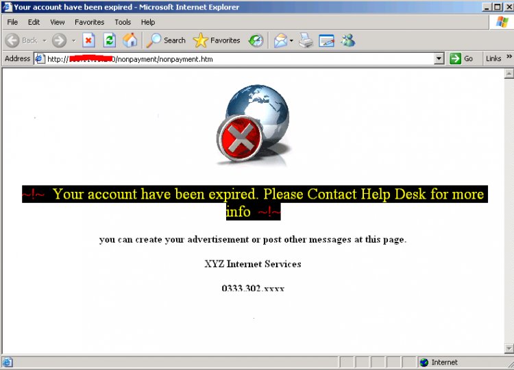 Mikrotik RouterOS - Forcing Expired accounts to redirect to the payment expired page automatically!