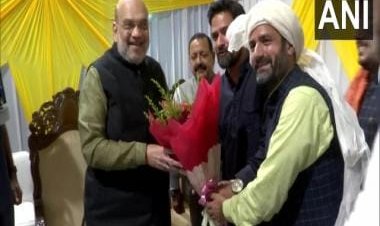 J&amp;K: Union Home Minister Amit Shah begins 3-day tour, meets Gujjar, Bakerwal delegations