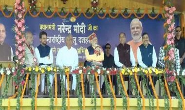 PM Modi Himachal Visit LIVE: Prime Minister Narendra Modi participates in Dussehra Rath Yatra