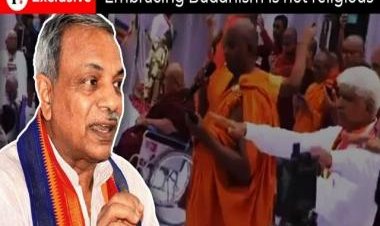 ‘Embracing Buddhism is not conversion,’ says VHP, calls AAP’s Rajendra Pal Gautam ‘anti-Dalit jihad supporter’