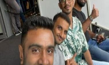 R Ashwin, Dinesh Karthik, Harshal Patel and Yuzvendra Chahal enjoy Australia-England T20I in Perth; See photo