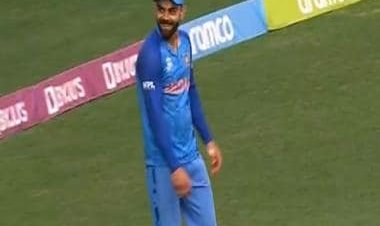 Watch: Virat Kohli's stunning one-handed catch and direct hit in India vs Australia warmup match