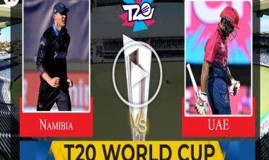 Namibia vs UAE Live score T20 World Cup: UAE make steady start in do-or-die match for Namibia