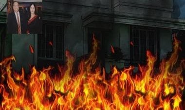 Lucknow: Retired IG dies in house fire, wife, son in hospital