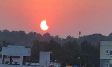 In pics, last solar eclipse of 2022; know when next Surya Grahan will be visible in India