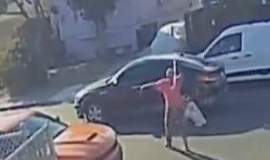 Watch video: Elderly woman saves another senior citizen from getting robbed