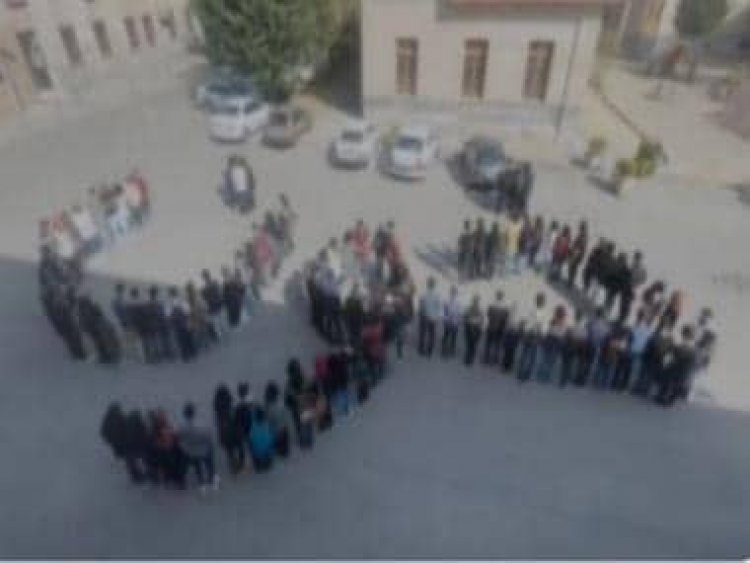 Iran Protests: Tehran students stand in shape of word 'blood', chant 'freedom' slogans