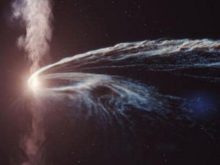 For the first time, a black hole was caught "burping out" remnants of a star it devoured