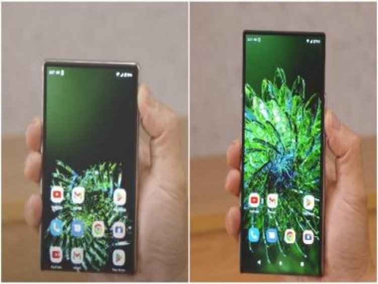 Motorola showcases the next big thing in mobile tech, a rollable phone concept at Lenovo Tech World 2022